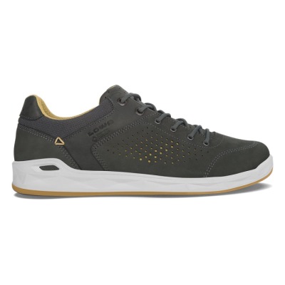 Lowa San Francisco GTX Surround Heren - Casual Schoenen Donkergrijs / Mosterdgeel BMVDRX059